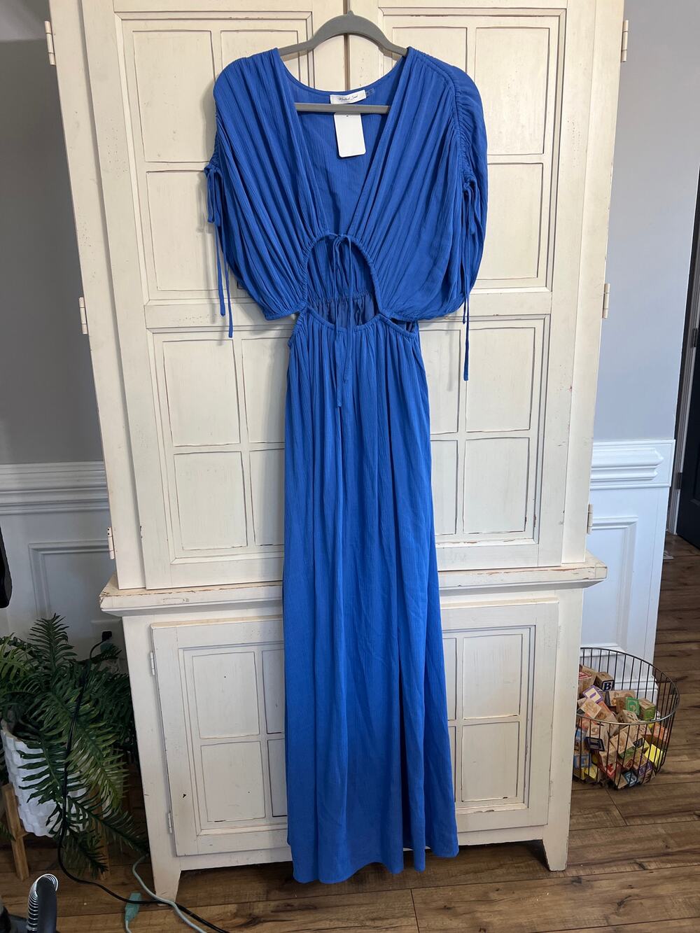 NWT Mustard Seed size medium blue maxi dress